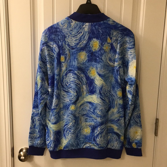 Van Gogh Starry Night Bomber Jacket - Picture 9 of 9
